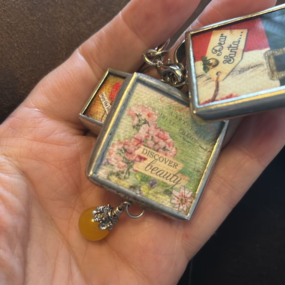 Silver Charm Pendant Necklace - Picture 15 of 16